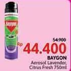 Promo Harga Baygon Insektisida Spray Silky Lavender, Citrus Fresh 750 ml - Alfamidi