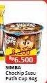 Promo Harga Simba Cereal Choco Chips Susu Putih 34 gr - Alfamart
