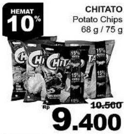 Promo Harga Snack Potato Chips 68/75g  - Giant