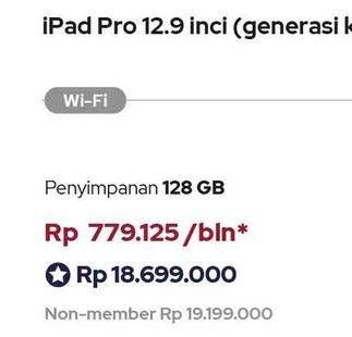 Promo Harga APPLE iPad Pro 12.9 Inch  - iBox