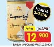 Promo Harga SUNBAY Evaporated Milk 380 gr - Superindo