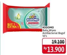 Promo Harga KODOMO Baby Wipes Anti Bacterial 50 pcs - Alfamidi