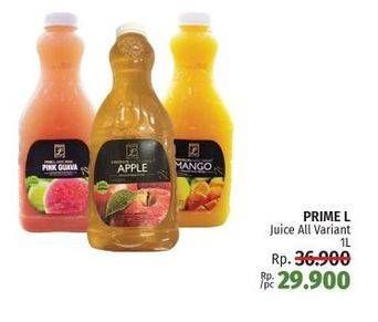 Promo Harga PRIME L Juice All Variants 1000 ml - LotteMart