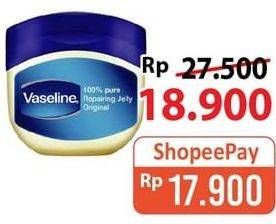 Promo Harga VASELINE Repairing Jelly Original 50 ml - Alfamart