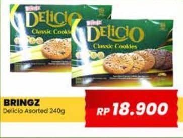 Promo Harga Choco Mania Choco Mania Delicio Classic Cookies 240 gr - Yogya