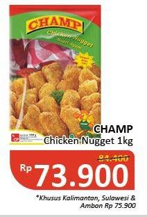 Promo Harga CHAMP Nugget 1 kg - Alfamidi