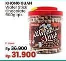 Promo Harga Khong Guan Wafer Stick Chocolate 500 gr - Indomaret