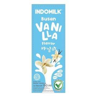 Promo Harga Indomilk Korean Series Busan Vanilla 180 ml - Alfamart