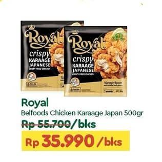 Promo Harga Belfoods Royal Nugget Crispy Karaage 500 gr - TIP TOP