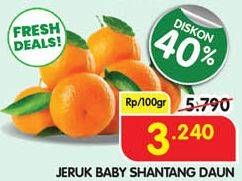 Promo Harga Jeruk Shantang per 100 gr - Superindo