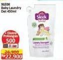 Promo Harga Sleek Baby Laundry Detergent 450 ml - Alfamart