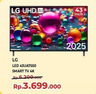 Promo Harga LG 43UA7550PSA  - Yogya