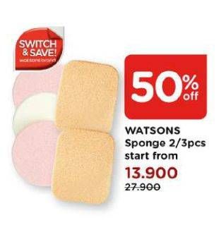 Promo Harga Sponge 2/3s  - Watsons