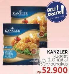 Promo Harga KANZLER Chicken Nugget Original, Crispy 450 gr - LotteMart