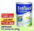 Promo Harga Entrasol Platinum Vanilla 800 gr - Alfamart