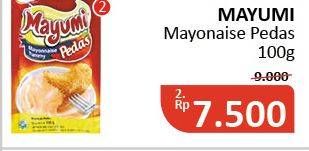 Promo Harga MAYUMI Mayonnaise Pedas 100 gr - Alfamidi