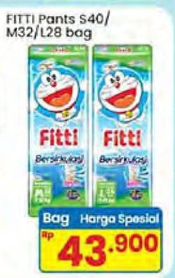 Promo Harga Fitti Pants S40, M32, L28 28 pcs - Indomaret