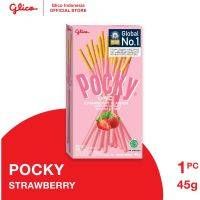Promo Harga Glico Pocky Stick Strawberry Flavour 45 gr - Alfamart