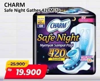 Promo Harga Charm Safe Night Gathers 42cm 7 pcs - Alfamart