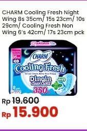 Promo Harga Charm Extra Comfort Cooling Fresh Wing 35cm, Wing 23cm, Wing 29cm, NonWing 23cm, Wing 42cm 6 pcs - Indomaret