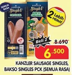 Promo Harga Kanzler Sosis Single All Variants 60 gr - Superindo
