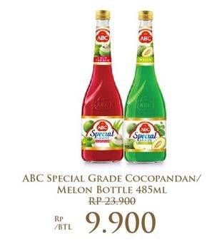 Promo Harga ABC Syrup Special Grade Coco Pandan, Melon 485 ml - Carrefour