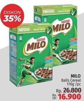 Promo Harga Milo Cereal Balls 170 gr - LotteMart
