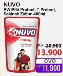 Promo Harga Nuvo Body Wash Mild Protect, Sakinah, Total Protect 450 ml - Alfamart