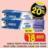 Promo Harga DARLIE Toothpaste All Shiny White Multicare 140 gr - Superindo