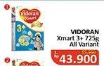 Promo Harga VIDORAN Xmart 3+ All Variants 725 gr - Alfamidi