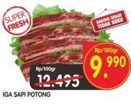 Promo Harga Iga Sapi per 100 gr - Superindo