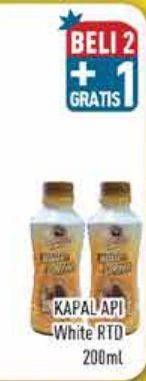 Promo Harga Kapal Api White Coffee Drink 200 ml - Hypermart