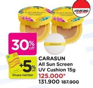 Promo Harga Carasun Solar Smart UV Cusion 15 gr - Watsons