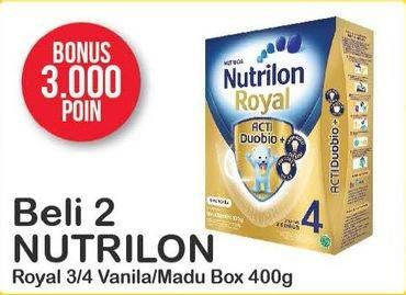 Promo Harga NUTRILON Royan 3/4 Susu Pertumbuhan 400gr  - Alfamart