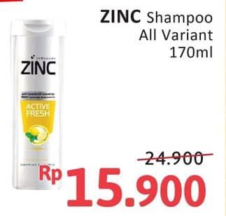 Promo Harga Zinc Shampoo All Variants 170 ml - Alfamidi