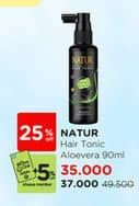 Promo Harga Natur Hair Tonic Aloe Vera 90 ml - Watsons