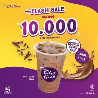 Promo Harga Flash Sale  - Chatime