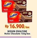 Promo Harga NISSIN Wafer Ovaltine Chocolate Malt 150 gr - Indomaret