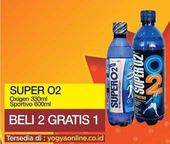 Promo Harga SUPER O2 Silver Oxygenated Drinking Water  - Yogya