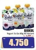 Promo Harga Biokul Yogurt To Go! All Variants 80 gr - Hari Hari