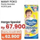 Promo Harga Mamy Poko Pants Xtra Kering XL26 26 pcs - Indomaret