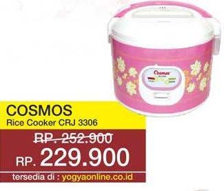 Promo Harga COSMOS Rice Cooker CRJ 3306  - Yogya