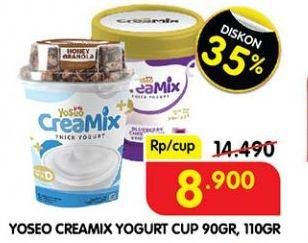 Promo Harga YOSEO Creamix Thick Yogurt 90 gr - Superindo