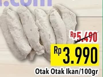 Promo Harga Otak Otak Ikan Curah per 100 gr - Hypermart