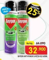 Promo Harga Baygon Insektisida Spray All Variants 600 ml - Superindo