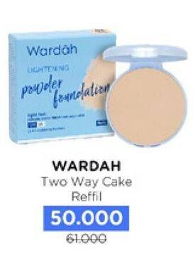 Promo Harga Wardah Lightening Two Way Cake  - Watsons