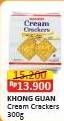 Promo Harga Khong Guan Cream Crackers 200 gr - Alfamart