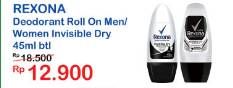 Promo Harga Men/Women Deo Roll On 45ml  - Indomaret