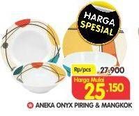 Promo Harga ONYX Piring & Mangkok  - Superindo