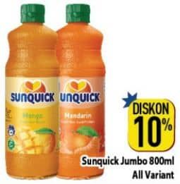 Promo Harga Sunquick Minuman Sari Buah All Variants 840 ml - Hypermart